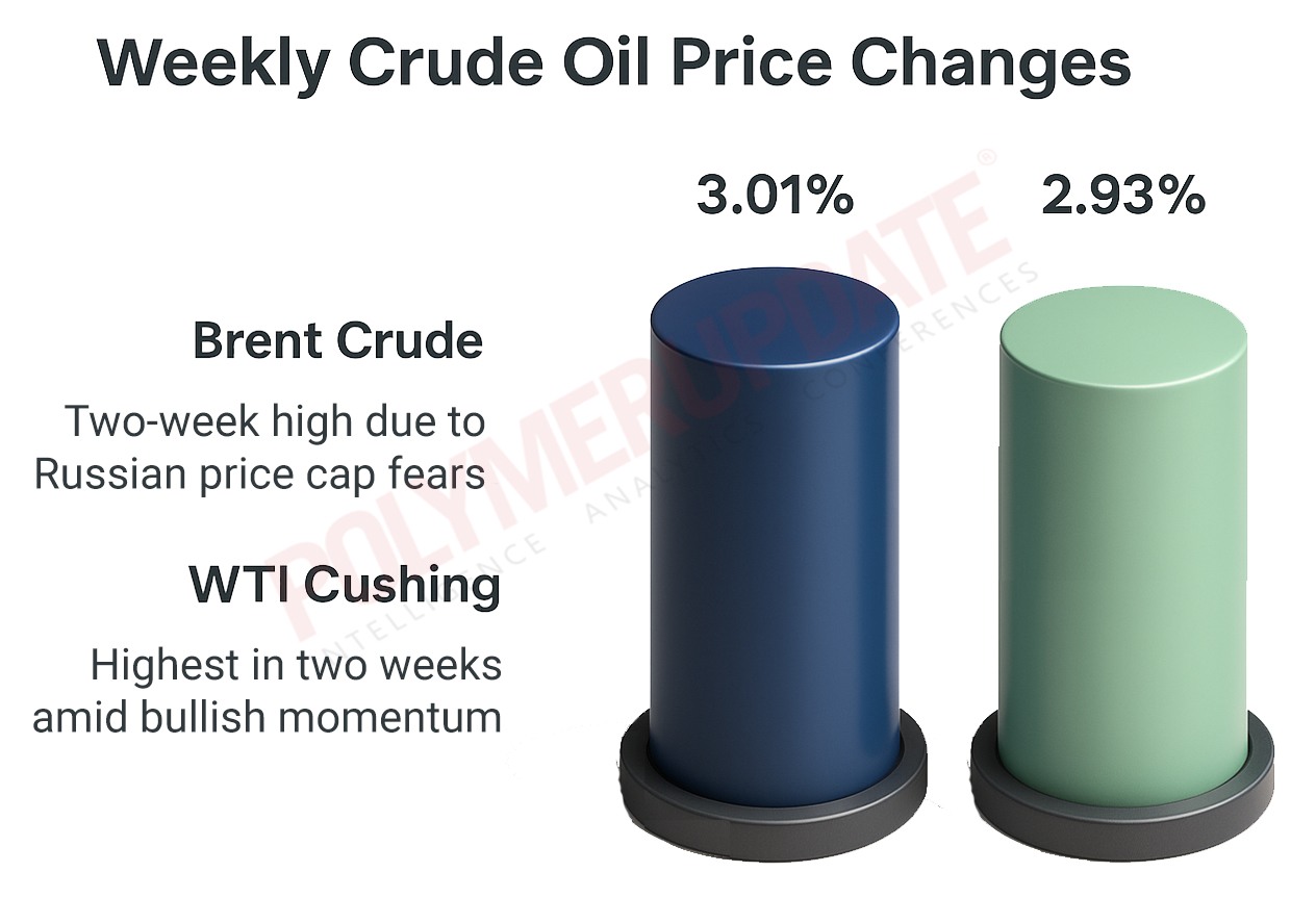 Petrochemical News - Crude oil jumps 3% amid fears over Russian price ...