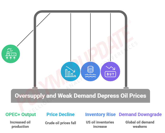 Petrochemical News - Crude oil eases as expectations of weaker economic ...